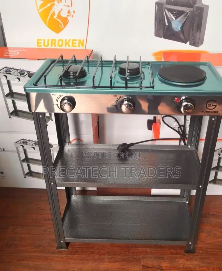 Eurochef EC-6073 2 Gas + 1 Electric Hotplate Cooker