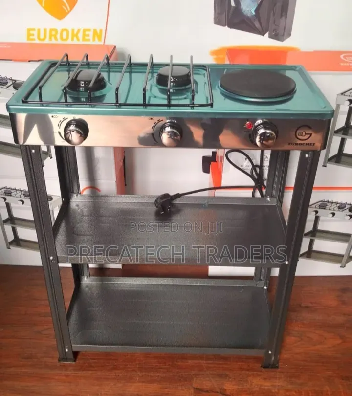 Eurochef EC-6073 2 Gas + 1 Electric Hotplate Cooker