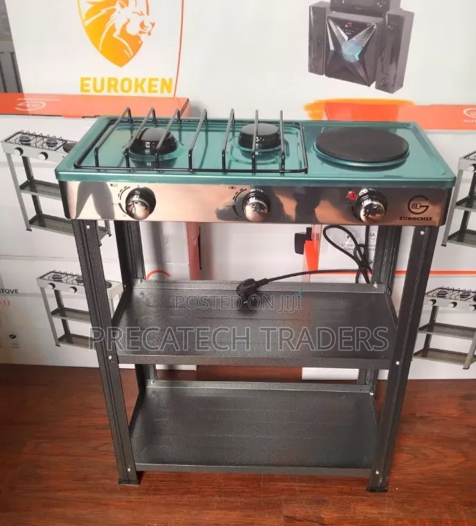 Eurochef Deluxe Hybrid Cooker With Stand & Shelves