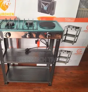 2+1 Eurochef Gas Cooker With Electric Hotplate