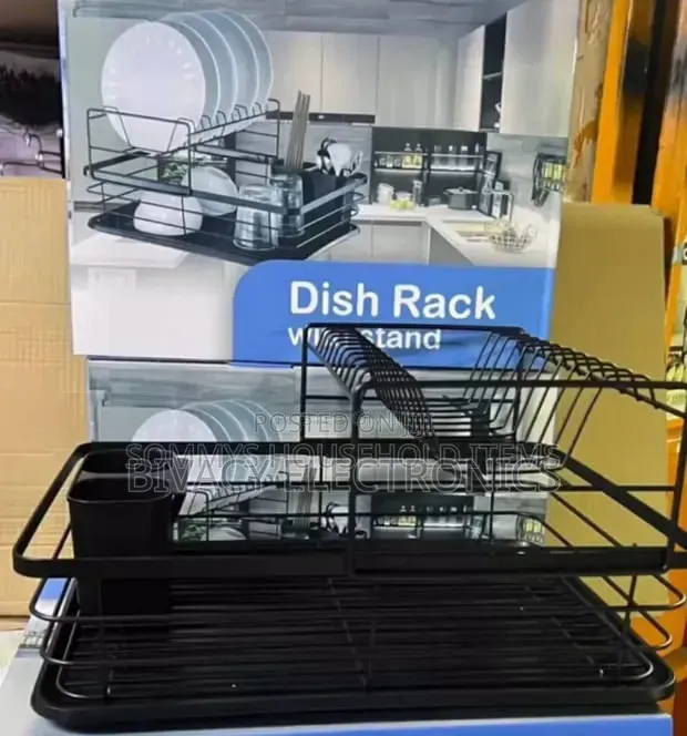 PRICE DROP 2 Layers Dish Rack With Stand
