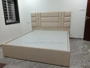 5by6 Luxury Upholstered Chester Bed .With Mattress 37k  Free Delivery