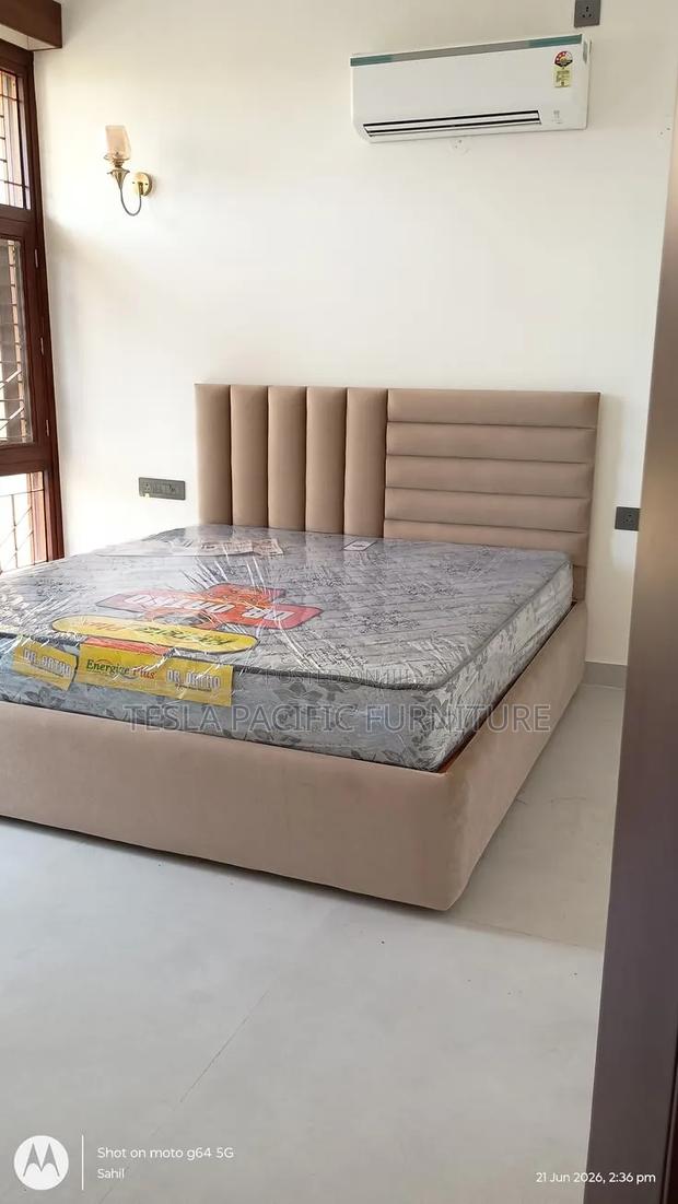 5by6 Luxury Upholstered Chester Bed .With Mattress 37k  Free Delivery