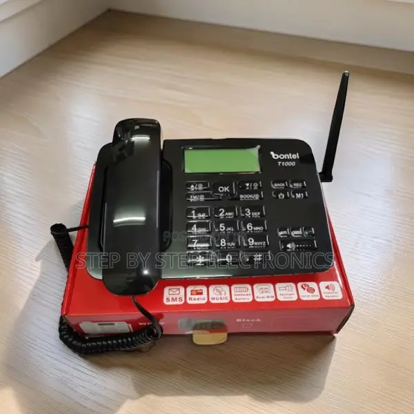 Built-in Torch Light Bontel T1000 Dual Sim GSM Landline Desktop Phone