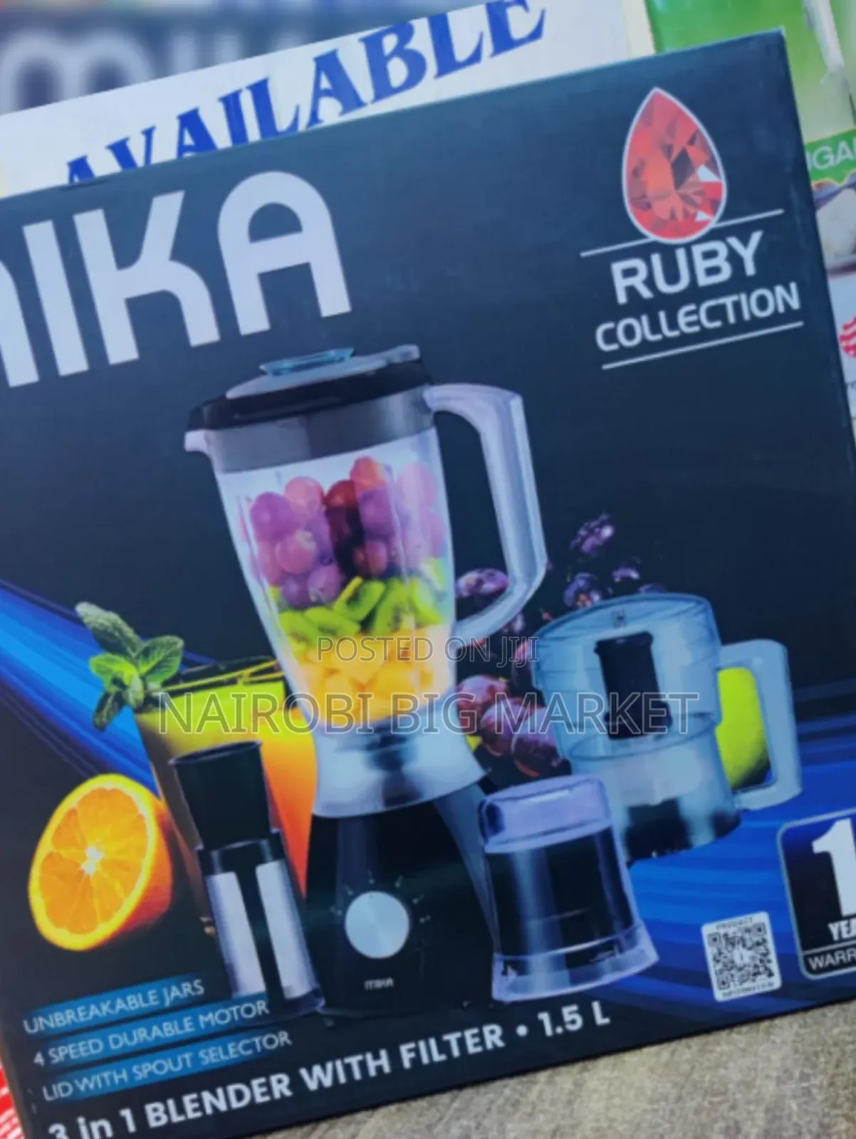 Mika 3 in 1 Blender