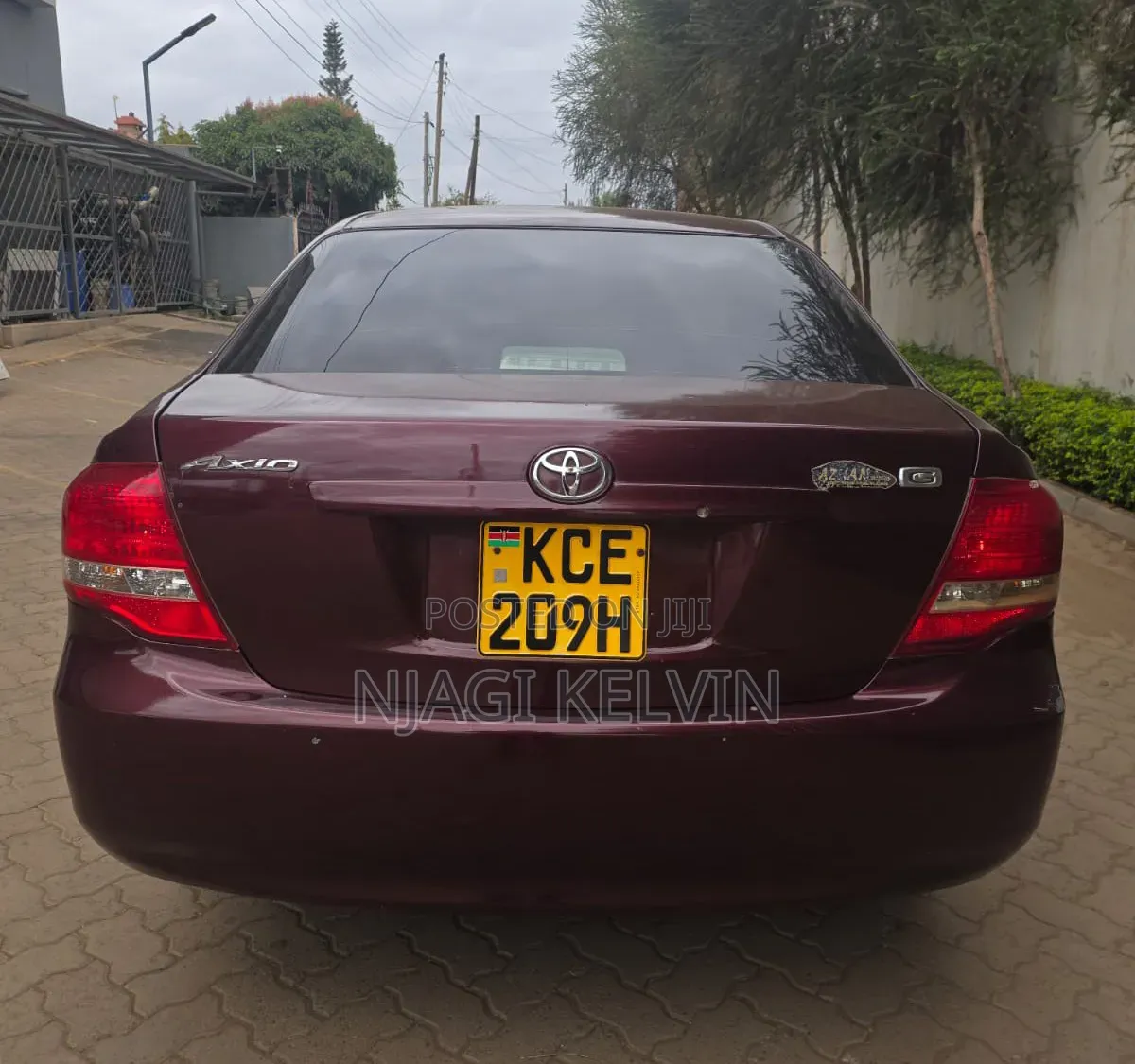 Toyota Axio 1.5 G 2WD 2010 Red