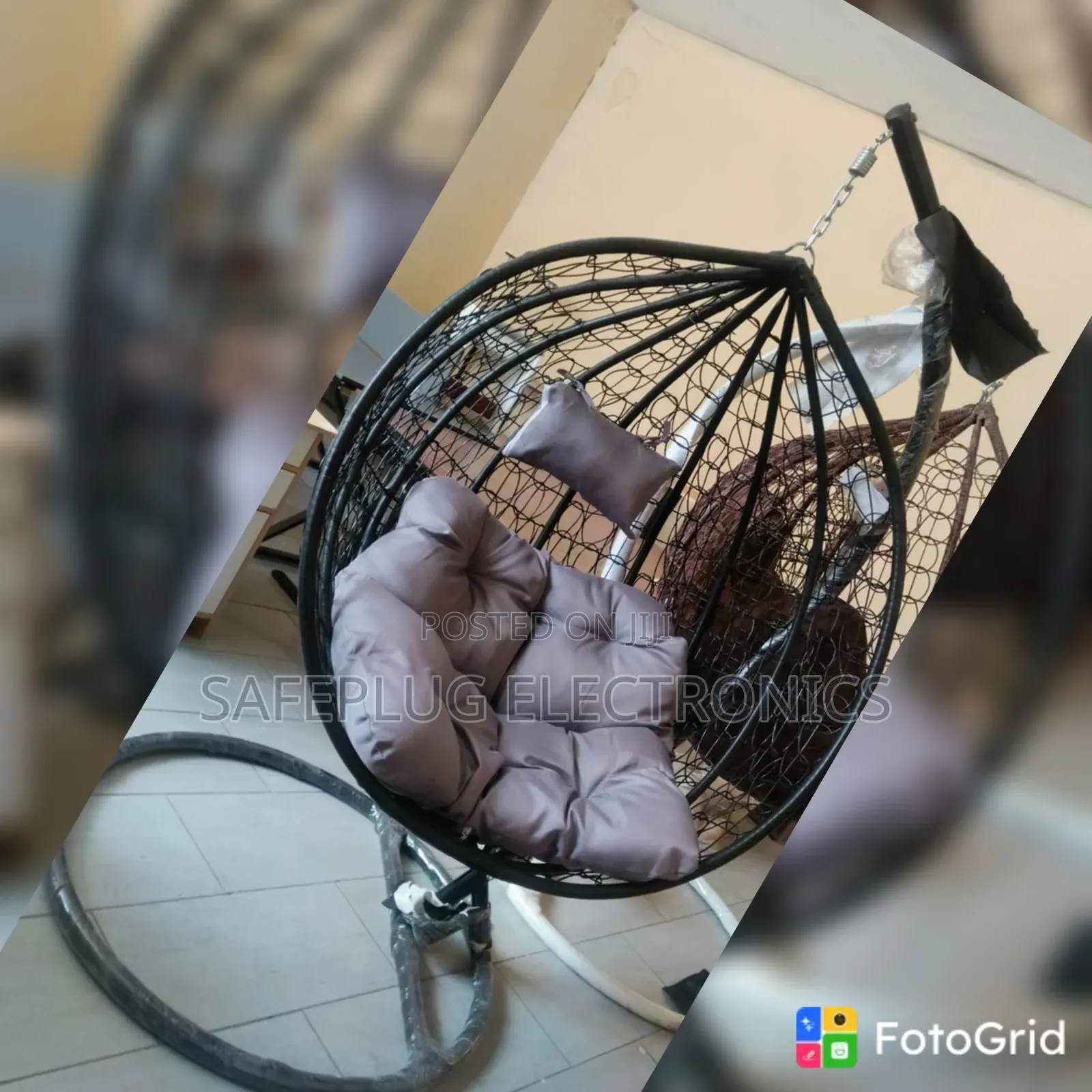 Executive Swing Chair – Stylish Outdoor Relaxation Seat