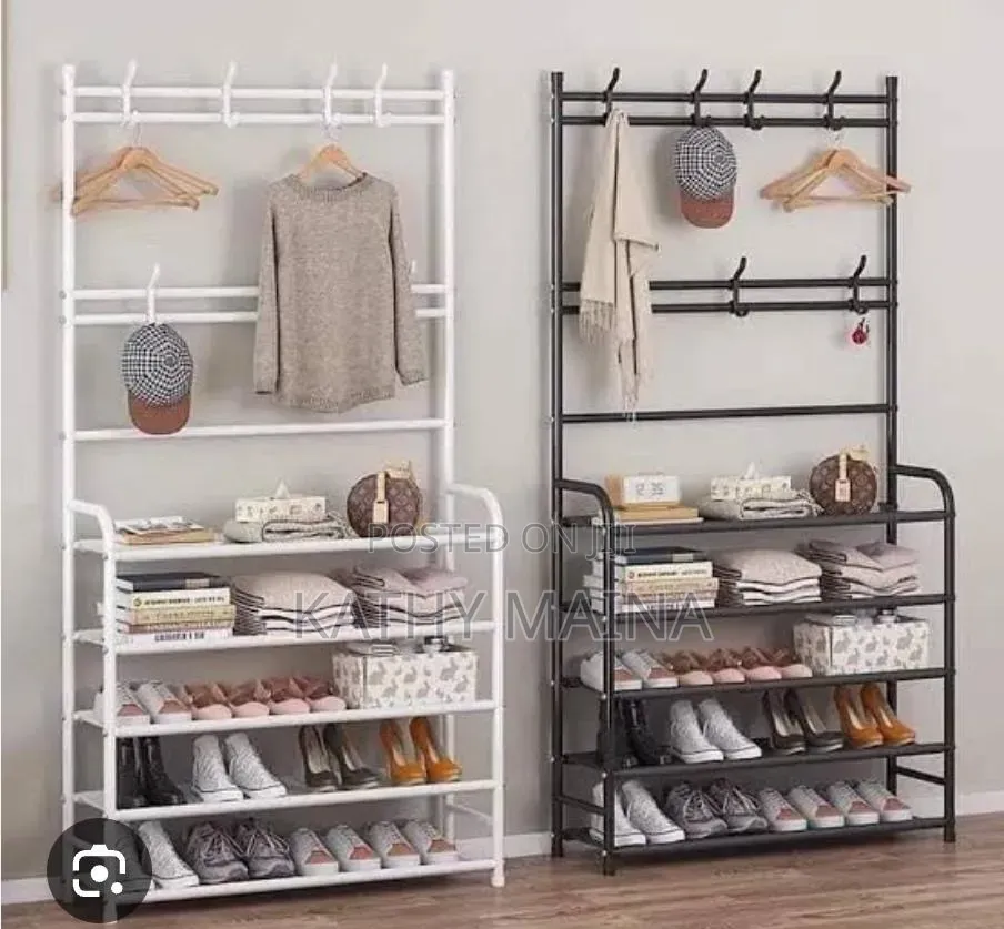 Shoe/Hat Rack: A Versatile Storage Rack Designed to Neatly Hats,