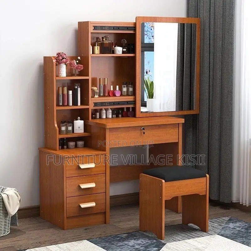 Dressing Table ; Wooden Dressing Table With Mirror