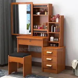 Dressing Table ; Wooden Dressing Table With Mirror