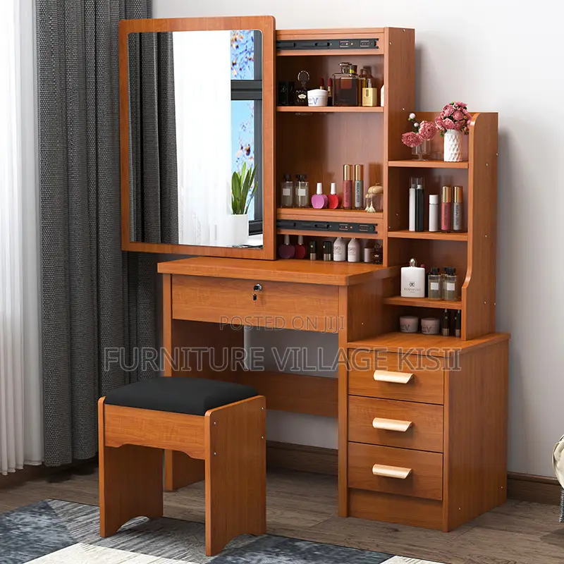 Dressing Table ; Wooden Dressing Table With Mirror