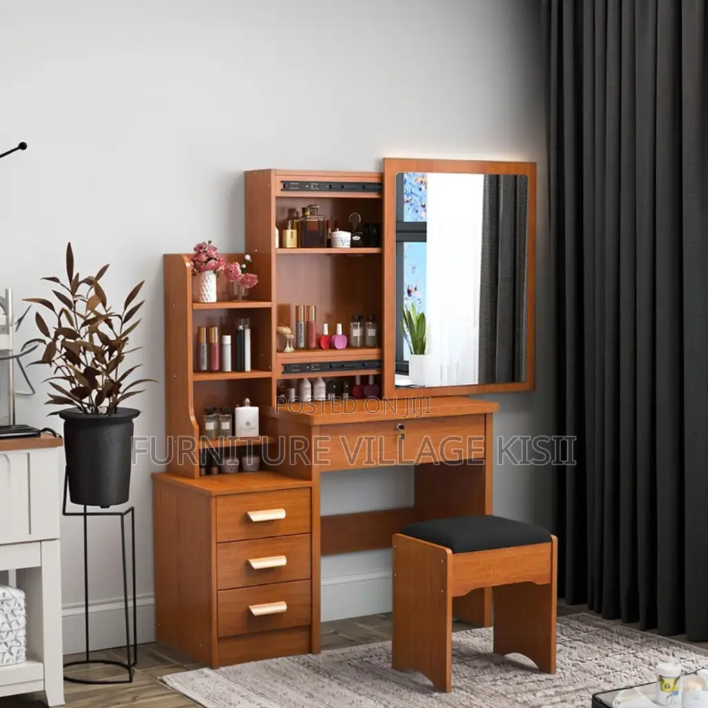 Dressing Table ; Wooden Dressing Table With Mirror