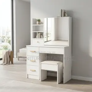 Dressing Table ; Wooden Dressing Table With Mirror