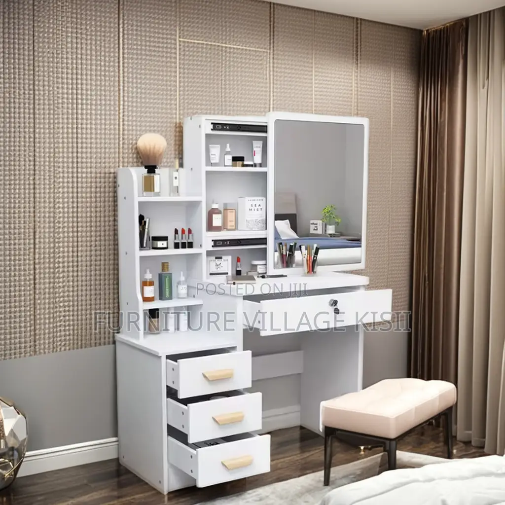 Dressing Table ; Wooden Dressing Table With Mirror