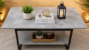 Imported Executive Marble Top Coffee Table