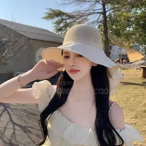 *Summer Hat Women's Outdoor Fashion Shawl Sun Hat Big Edge