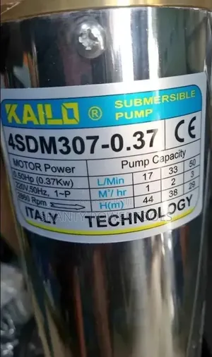 0.5 Electric Kailo Submersible Water Pump 44m