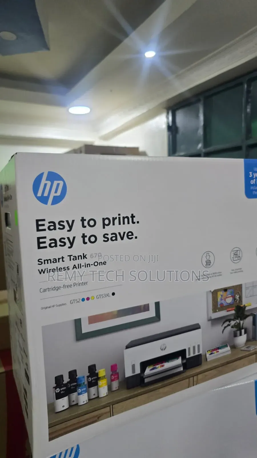 HP Smart Tank 670 All in One Printer