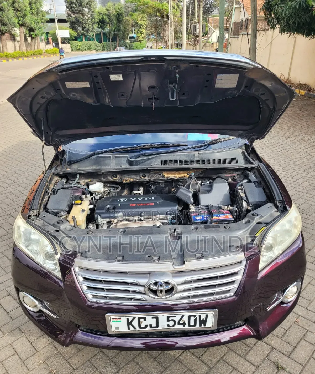 Toyota Vanguard 2010 Purple