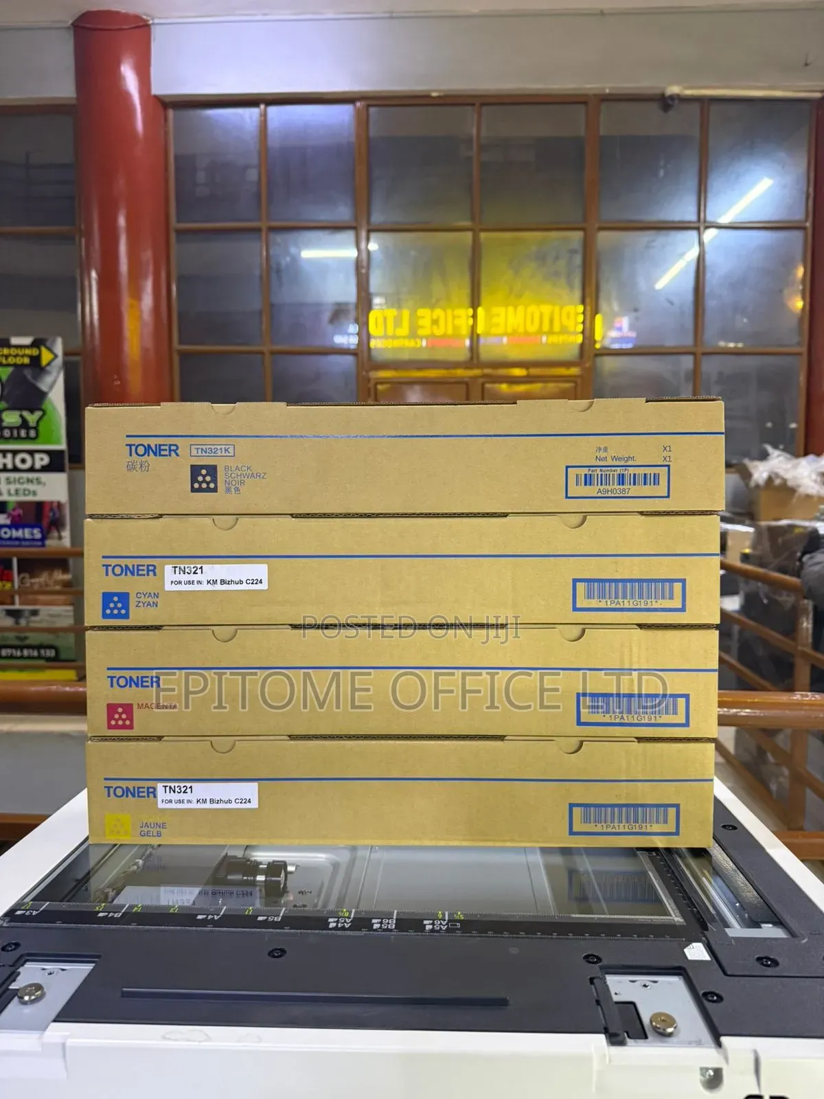 Konica Minolta TN321 Black and Colour Toners