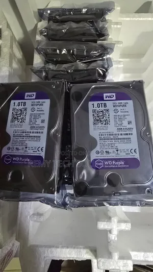 Wd 1tb Internal Surveillance Hard Drive-Wd10purx