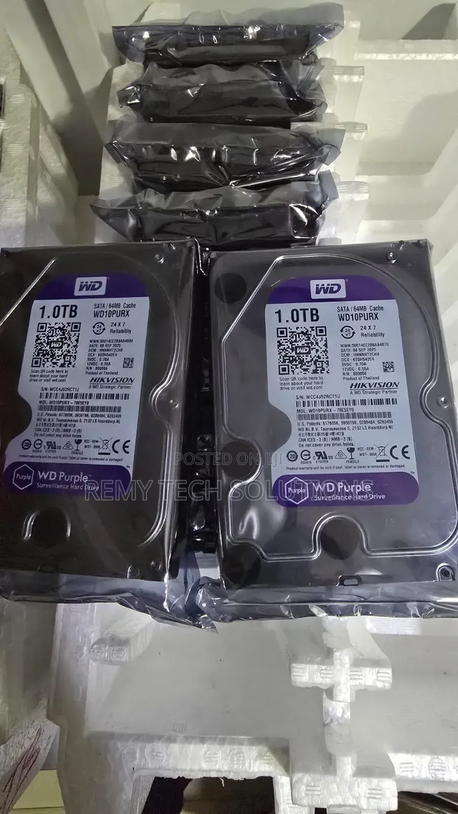 Wd 1tb Internal Surveillance Hard Drive-Wd10purx