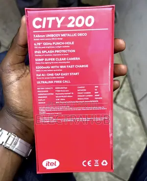New Itel City 200 128 GB Black