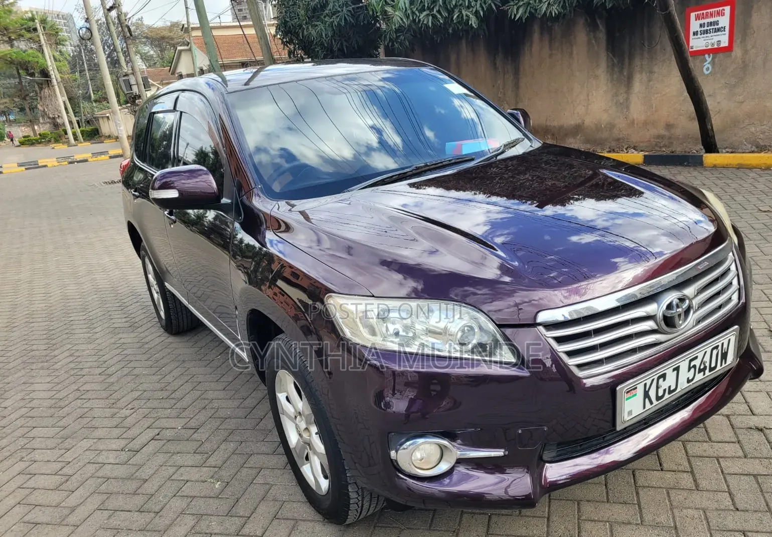 Toyota Vanguard 2010 Purple