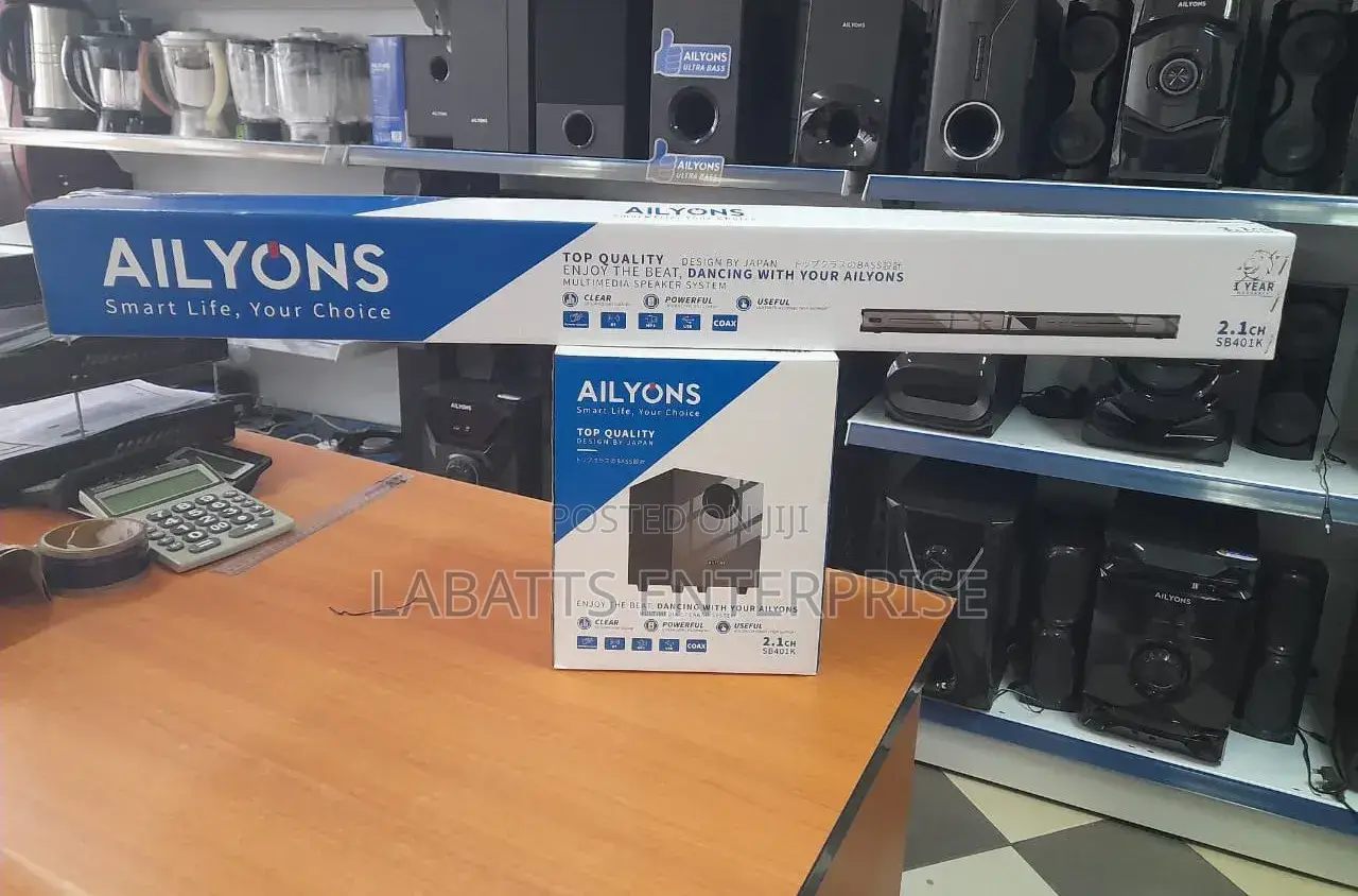 2.1CH Ailyons Soundbar Multimedia Speaker System