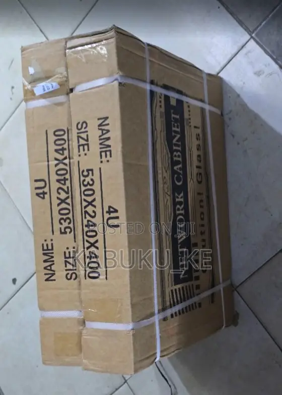 4U Network Cabinet 530×400×240 Wall Mount Rack With PDU + FAN