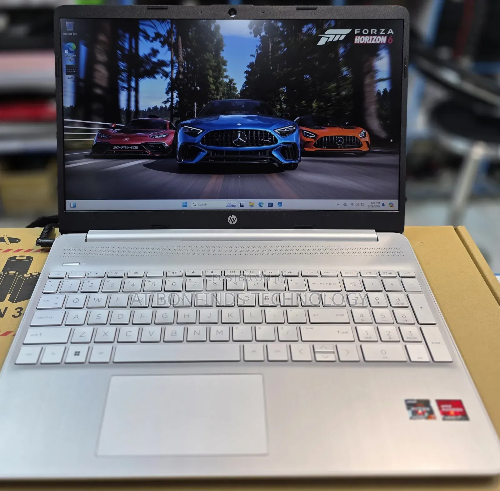 Laptop HP 15S 8GB AMD Ryzen 7 SSD 512GB