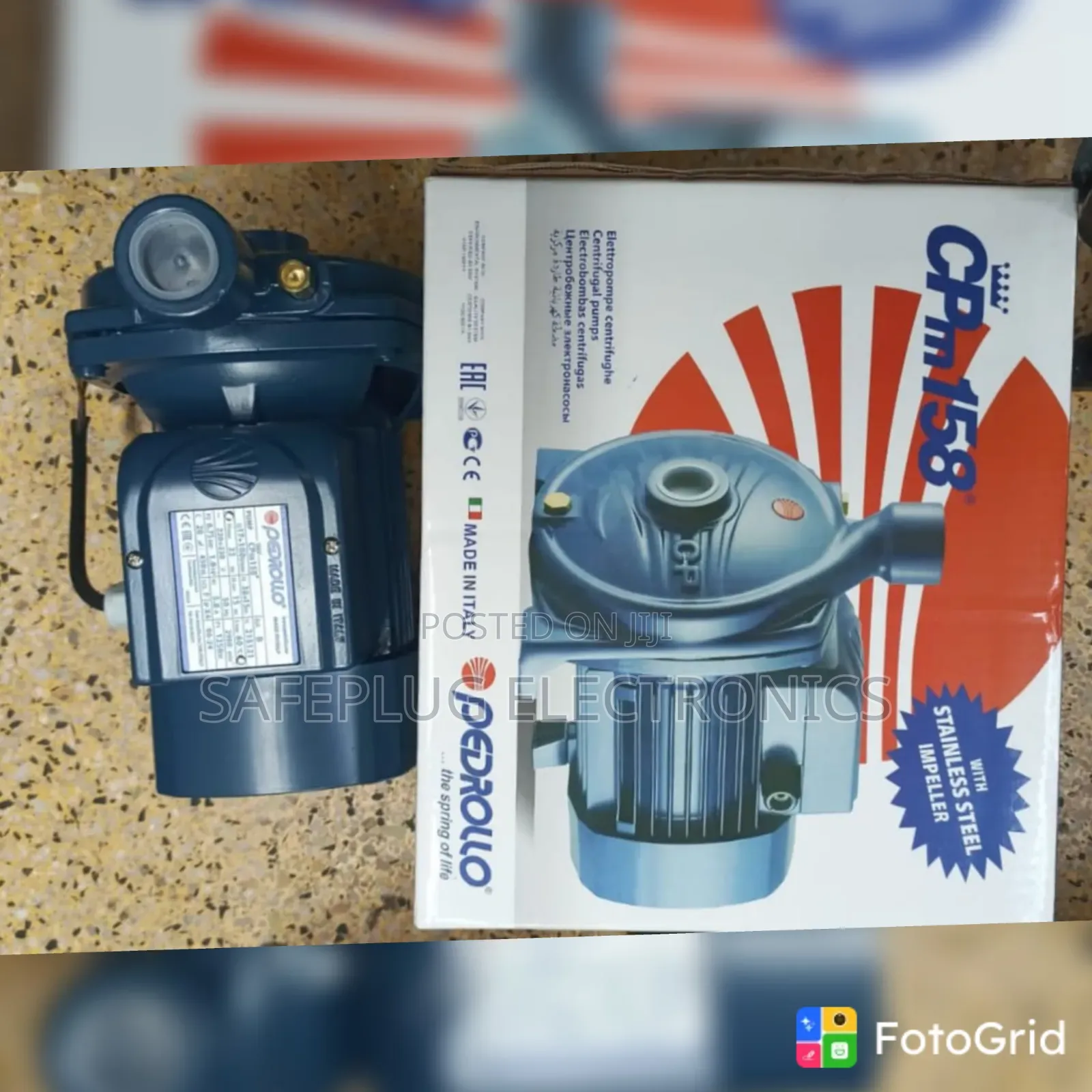 Pedrollo 1HP Water Pump – Powerful Water Booster