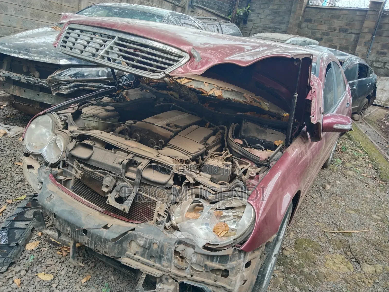 Mercedes-Benz C180 2003 Maroon