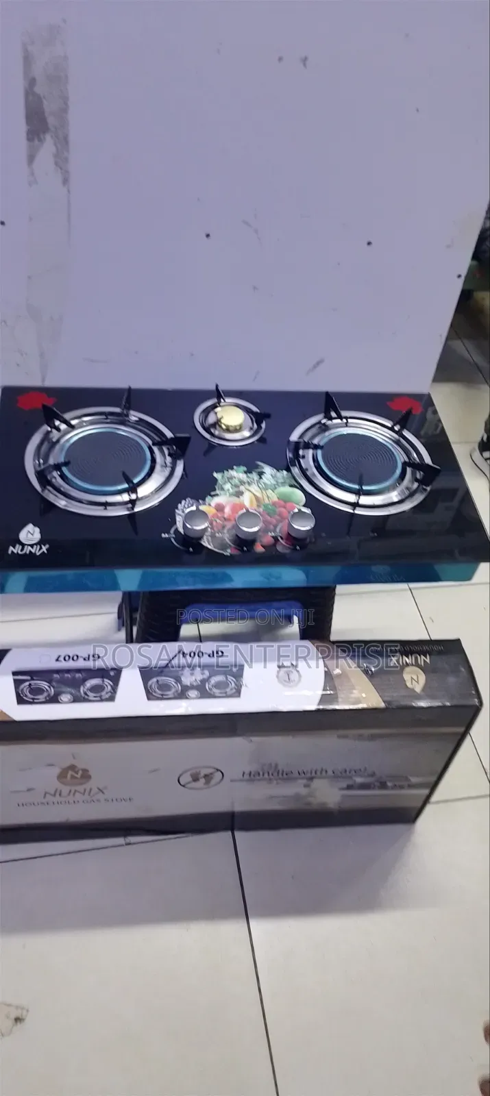 Nunix 3 Burner Infrared Cookt