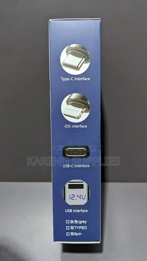 Retractable 4 in 1 Car Charger 120w