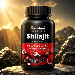 Premium Himalaya Shilajit Boost Stamina, Energy Testosterone 60 Caps