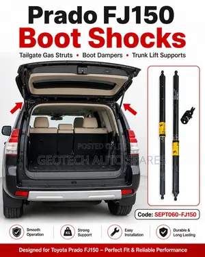 Toyota Prado FJ150 Boot Shocks Tailgate Gas Struts – Heavy Duty