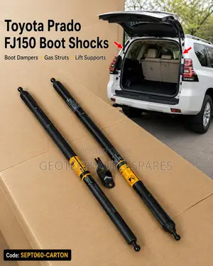 Toyota Prado FJ150 Boot Shocks Tailgate Gas Struts – Heavy Duty