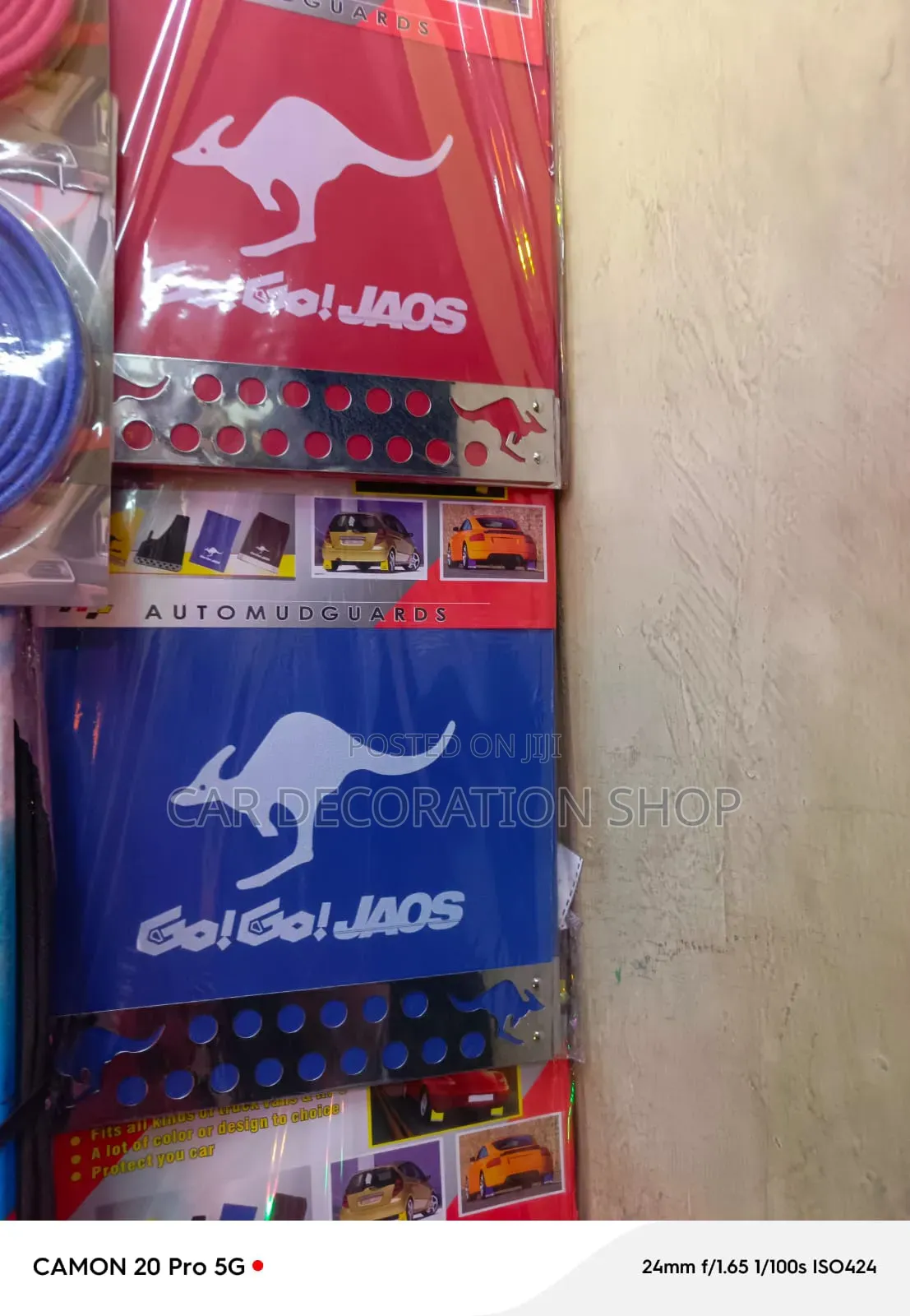 Red,blue, Black 4pcs Colored Universal Fit Flexible Mudflaps