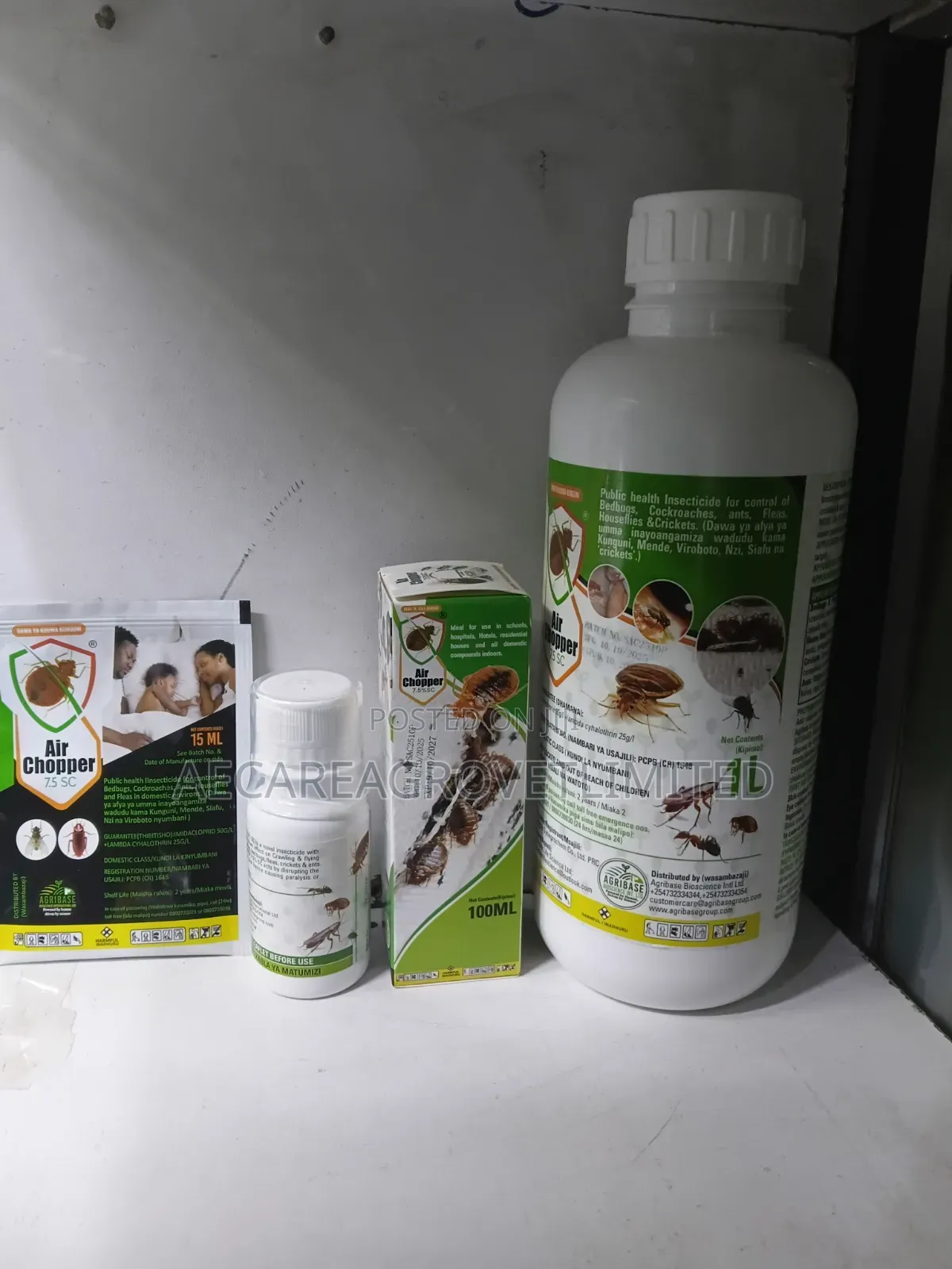 Air Chopper Pesticide 7.5sc 15ml, 45ml, 100ml, 1litre