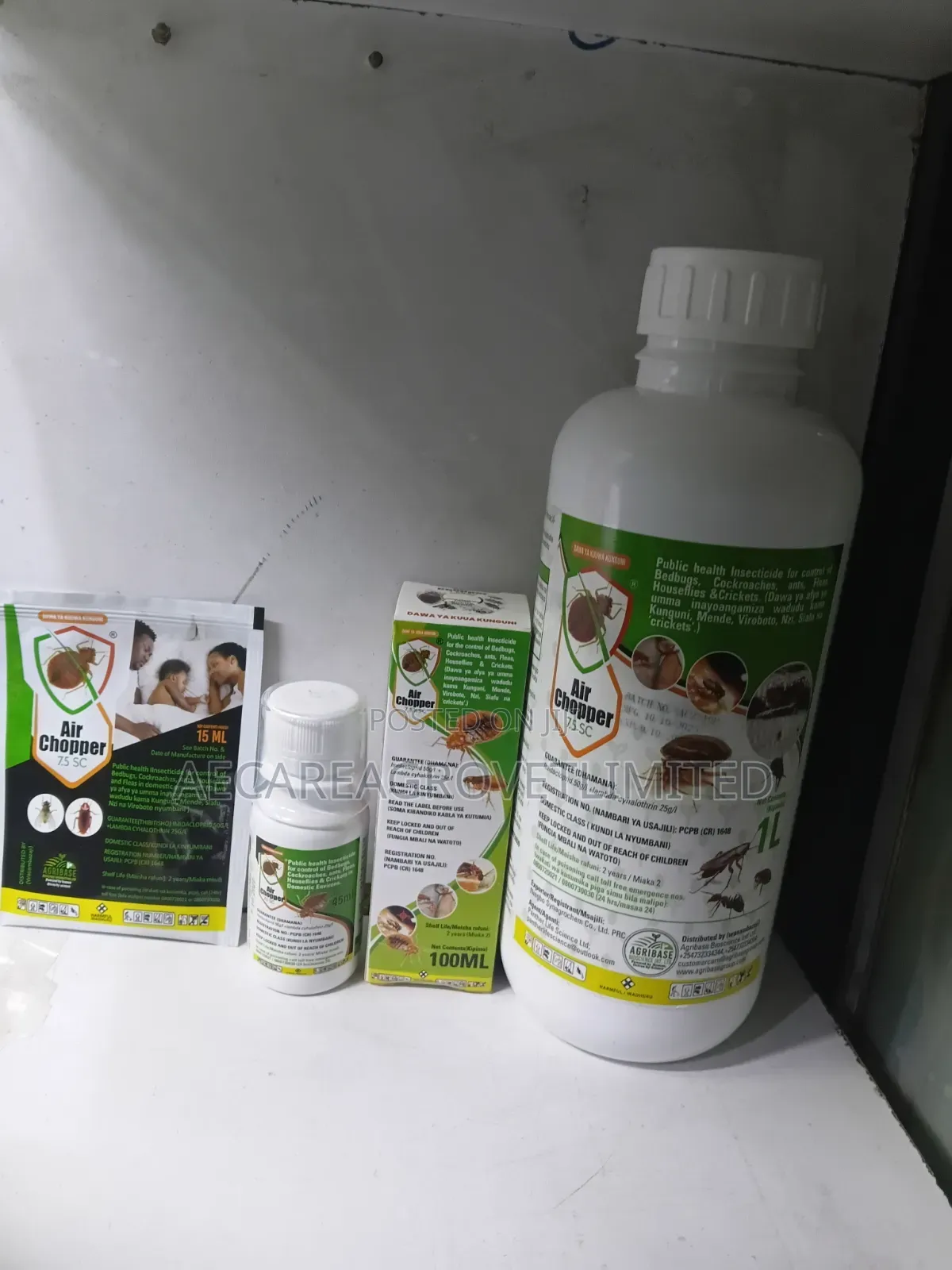 Air Chopper Pesticide 7.5sc 15ml, 45ml, 100ml, 1litre