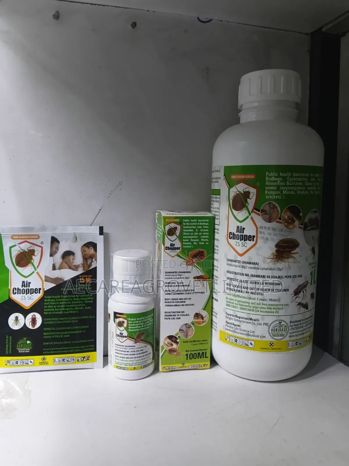 Air Chopper Pesticide 7.5sc 15ml, 45ml, 100ml, 1litre