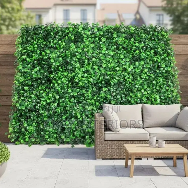 Easy Greenery Upgrade Artificial Boxwood Hedge Panels
