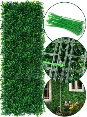 Bring Life to Plain Spaces With Artificial Boxwood Hedge Panels