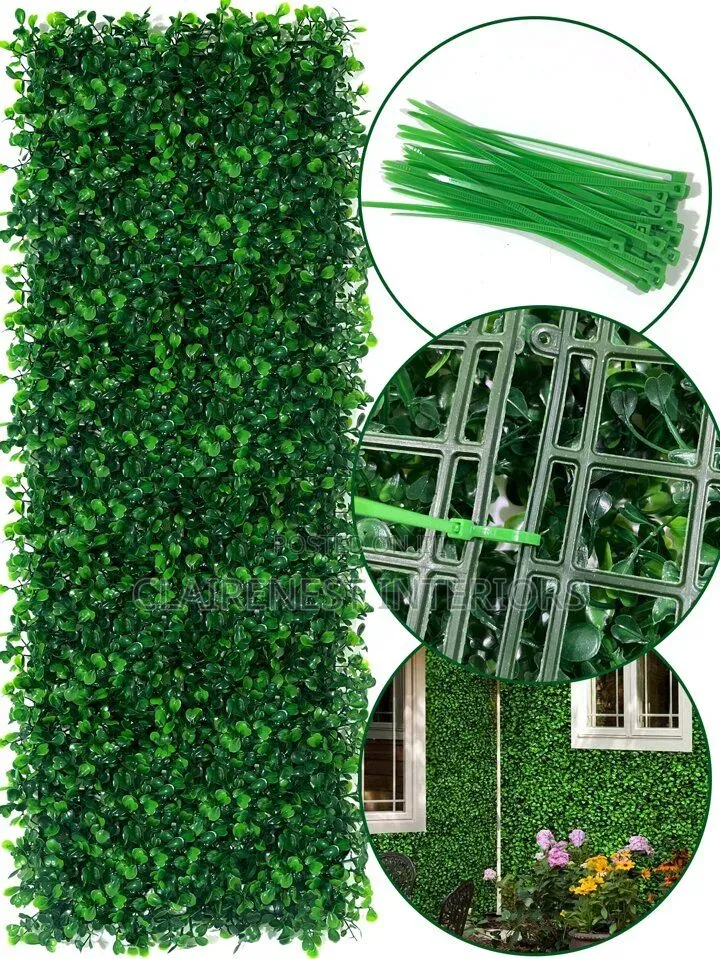 Bring Life to Plain Spaces With Artificial Boxwood Hedge Panels