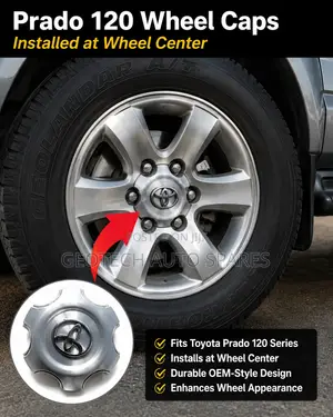 Toyota Prado 120 Wheel Caps Set – Centre Rim Cover Caps