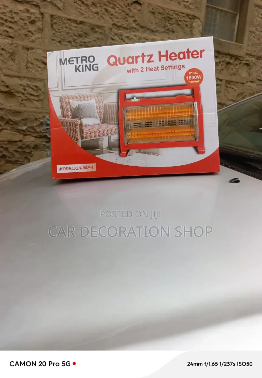 Quartz Heater With 2 Heat Settings 1600w