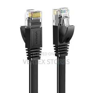 UGREEN NW102 Cat 6 U/Utp Lan Flat Cable 10m Black