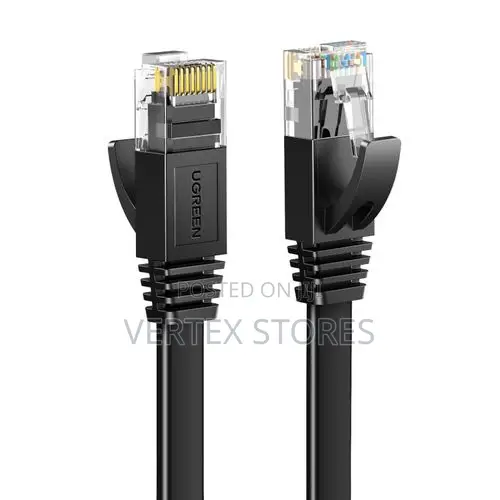 UGREEN NW102 Cat 6 U/Utp Lan Flat Cable 10m Black