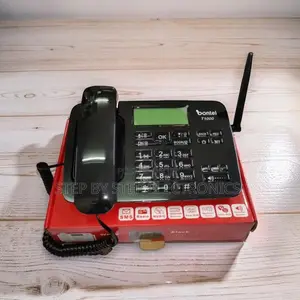 Large Phonebook Bontel T1000 Dual Sim Landline GSM Desktop Phone